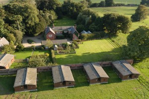 Aerial Home + Cabins